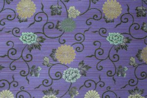 絣地紋唐草1270-A28紫